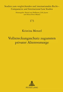 Abbildung von Menzel | Vollstreckungsschutz zugunsten privater Altersvorsorge | 1. Auflage | 2011 | beck-shop.de