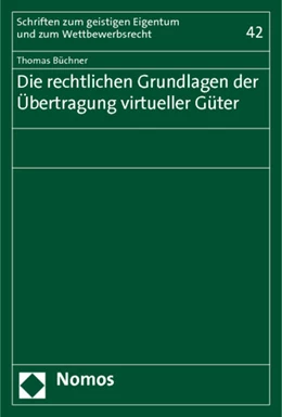 Abbildung von Büchner | Die rechtlichen Grundlagen der Übertragung virtueller Güter | 1. Auflage | 2011 | 42 | beck-shop.de