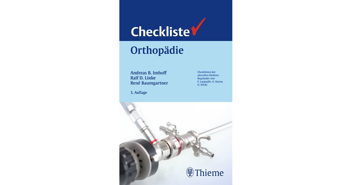 Imhoff Linke Baumgartner Checkliste Orthopädie - 