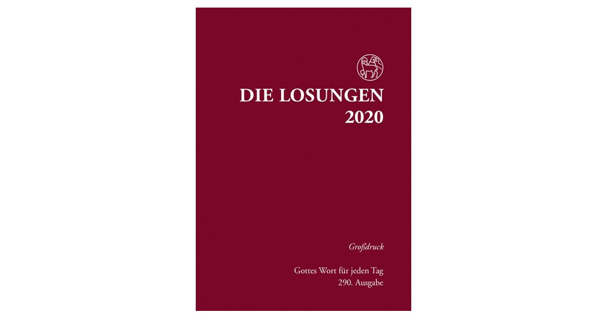 Herrnhuter Br dergemeinde Die Losungen  2022 Gro druck 