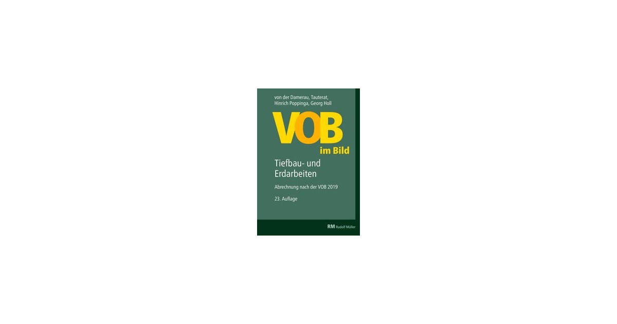 Poppinga / Holl | VOB im Bild - Tiefbau- und Erdarbeiten ...