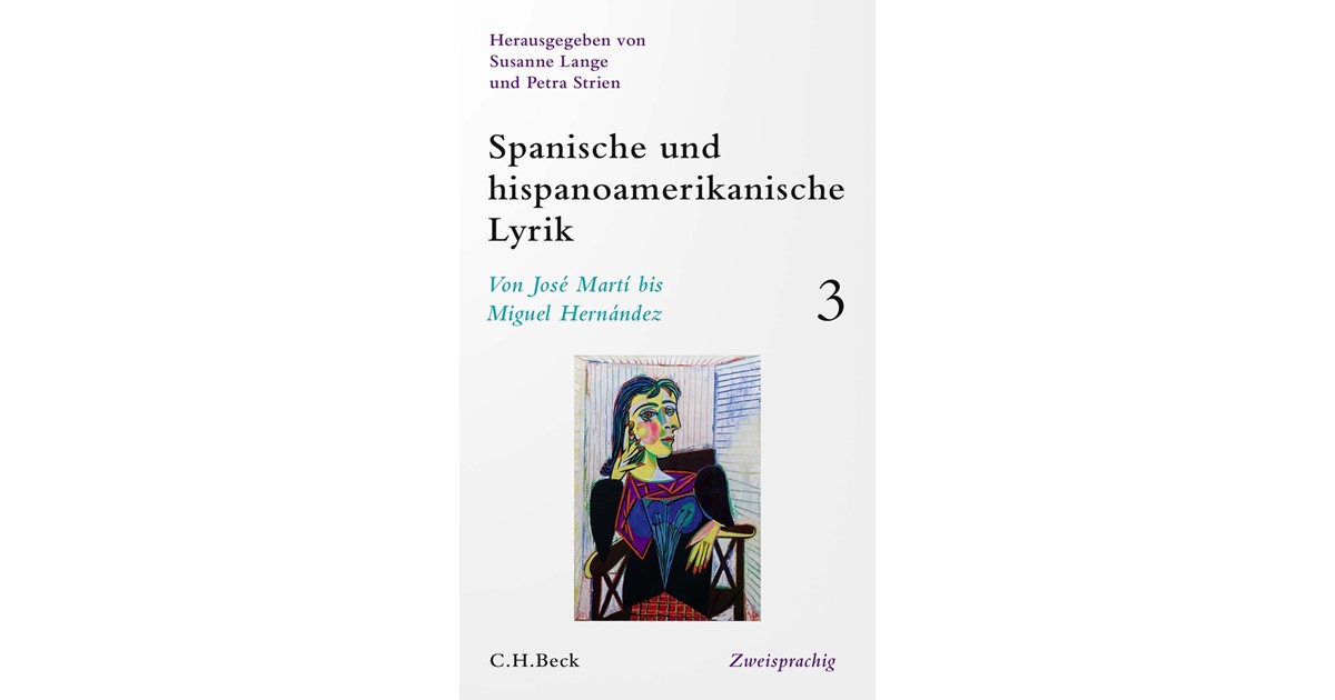 Spanische Und Hispanoamerikanische Lyrik Bd 3 Von José Martí Bis Miguel Hernández Lange 8116