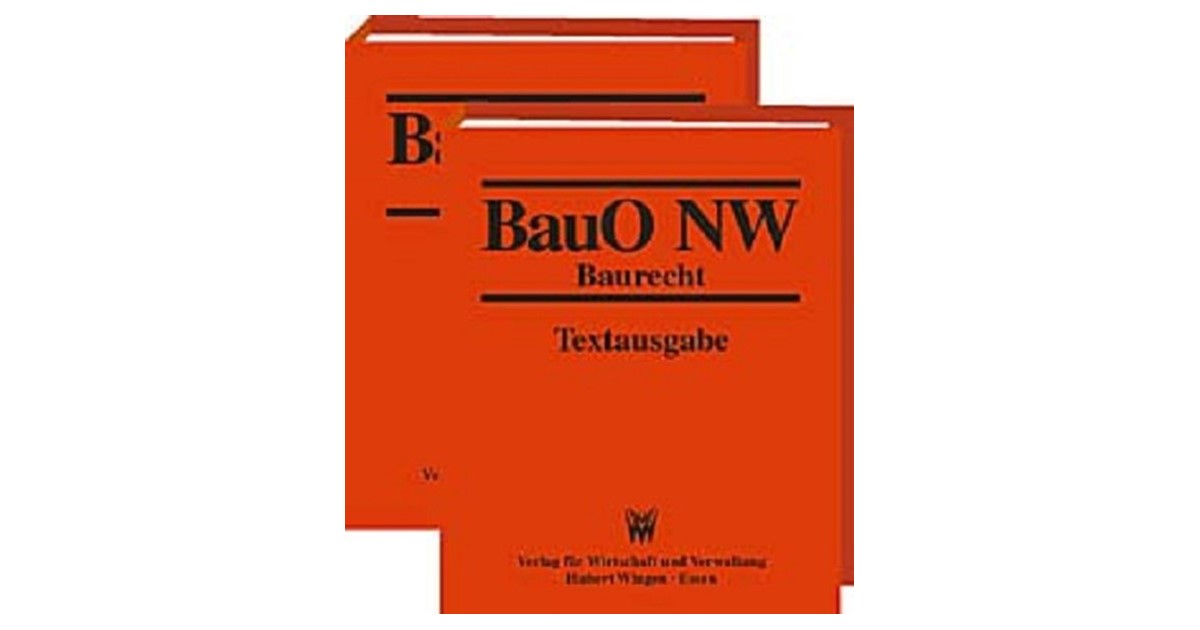 BauO NRW Bauordnungsrecht NordrheinWestfalen 1. Auflage 2024