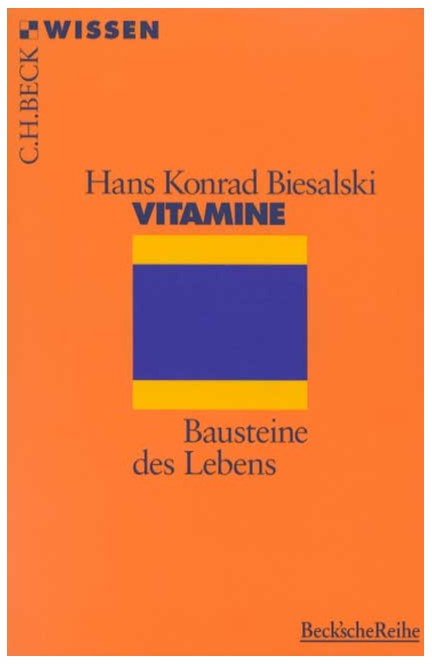 Cover: Hans Konrad Biesalski, Vitamine