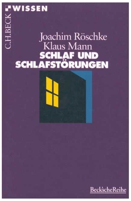Cover: Joachim Röschke|Klaus Mann, Schlaf und Schlafstörungen