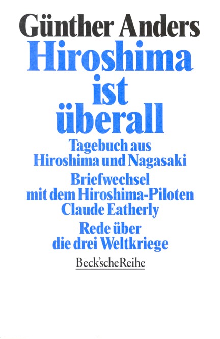Cover: Günther Anders, Hiroshima ist überall