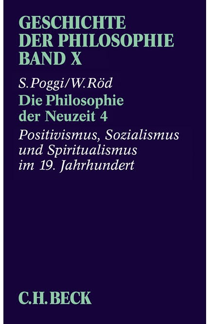 Cover: Stefano Poggi|Wolfgang Röd, Geschichte der Philosophie: Die Philosophie der Neuzeit 4