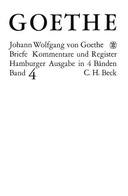Cover: Johann Wolfgang Goethe, Goethes Briefe und Briefe an Goethe: Briefe der Jahre 1821-1832