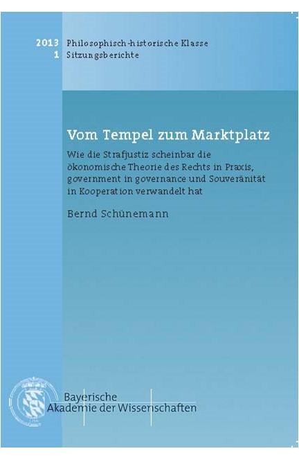 Cover: Bernd Schünemann, Vom Tempel zum Marktplatz