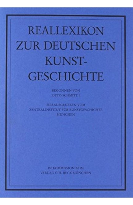 Cover: Otto Schmitt, Reallexikon Dt. Kunstgeschichte   Lieferung 109-120