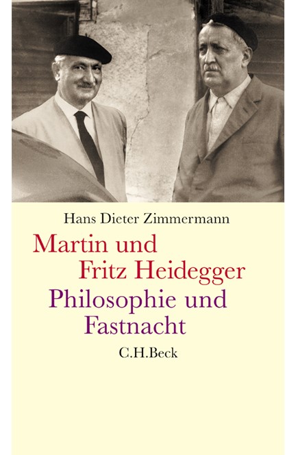 Cover: Hans Dieter Zimmermann, Martin und Fritz Heidegger