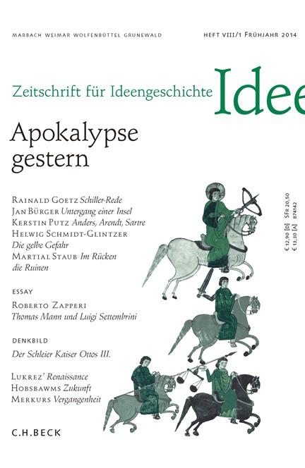 Cover: , Zeitschrift für Ideengeschichte Heft VIII/1 Frühjahr 2014