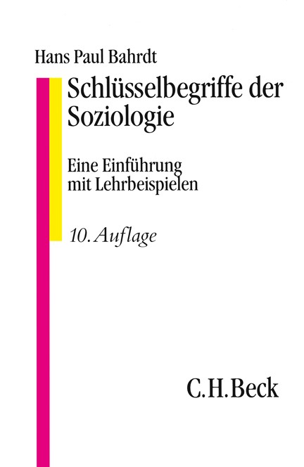 Cover: , Schlüsselbegriffe der Soziologie