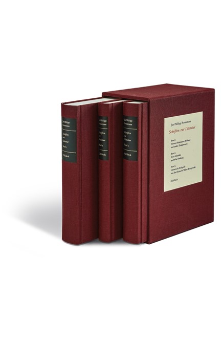 Cover: Jan Philipp Reemtsma, Schriften zur Literatur Gesamtwerk
