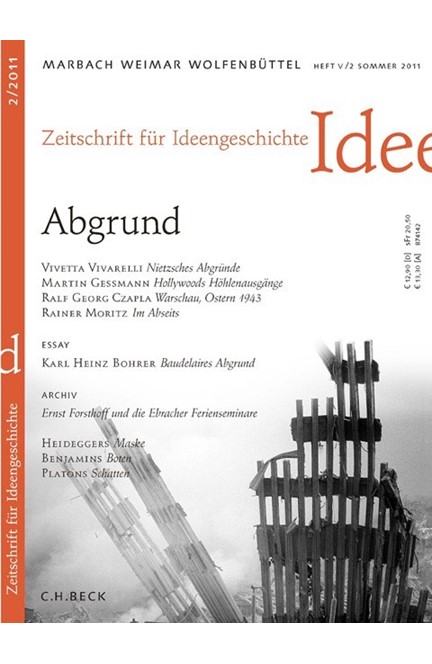 Cover: , Zeitschrift für Ideengeschichte Heft V/2 Sommer 2011