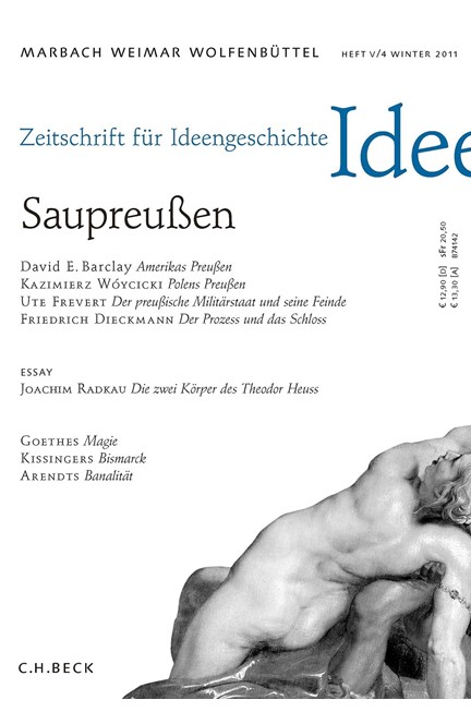 Cover: , Zeitschrift für Ideengeschichte Heft V/4 Winter 2011
