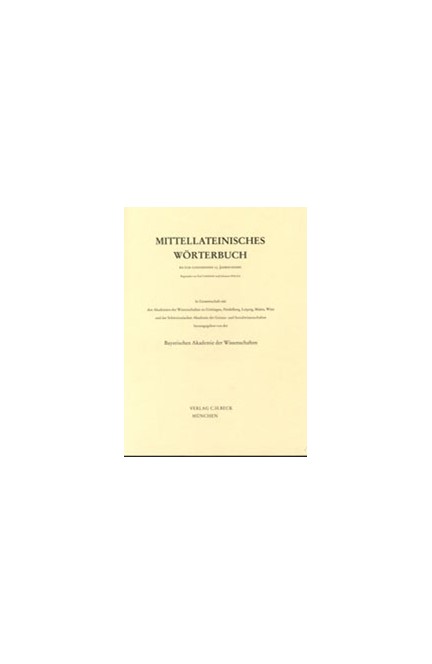 Cover: , Mittellateinisches Wörterbuch  1. Lieferung (a-adcumen)