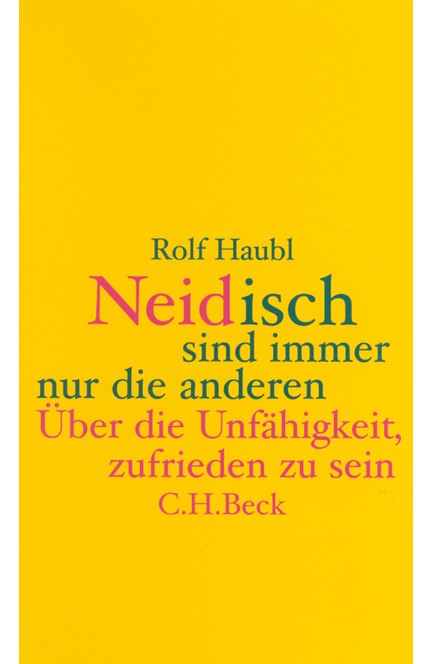 Cover: Rolf Haubl, Neidisch sind immer nur die anderen