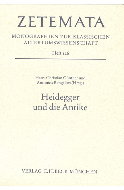 Cover: , Heidegger und die Antike