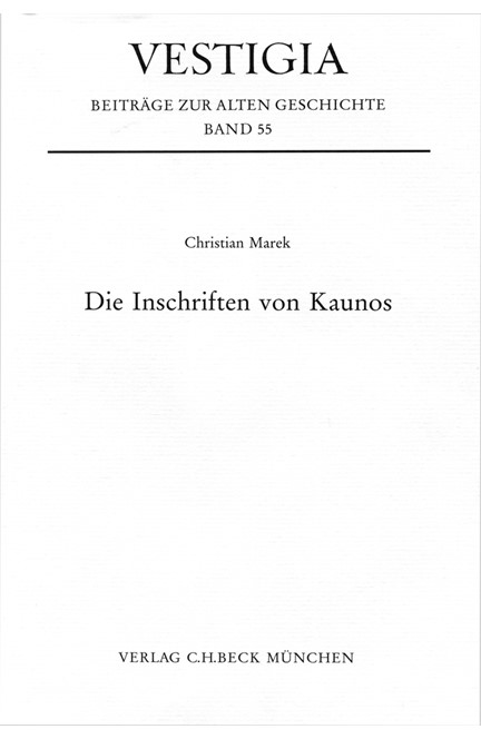 Cover: , Die Inschriften von Kaunos