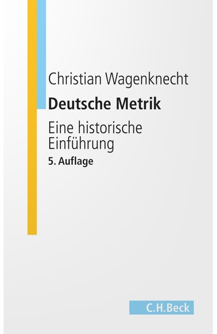 Cover: Christian Wagenknecht, Deutsche Metrik