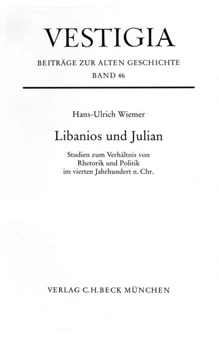 Cover: Hans-Ulrich Wiemer, Libanios und Julian