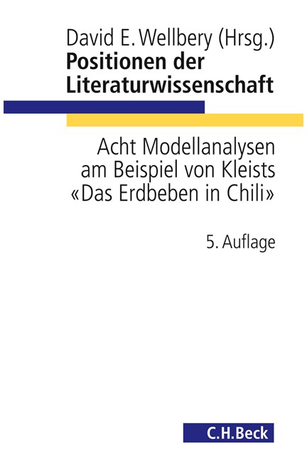 Cover: , Positionen der Literaturwissenschaft