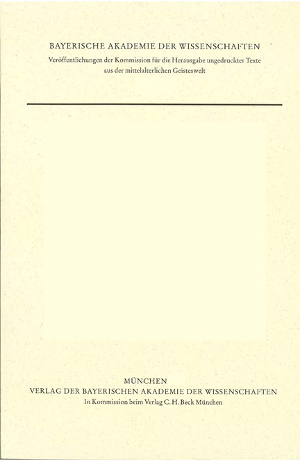 Cover: Robert Kilwardby, Quaestiones in librum secundum Sententiarum