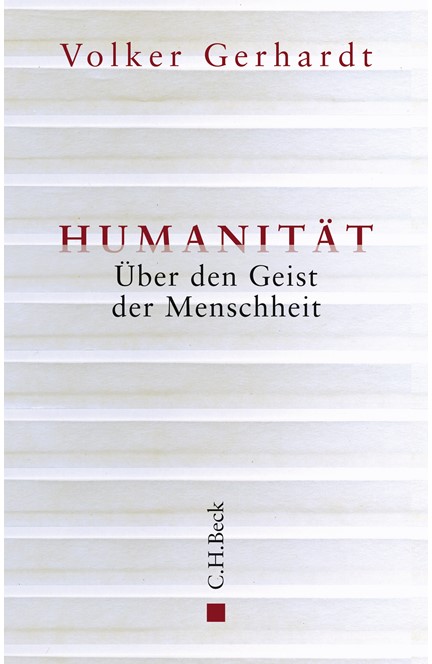 Cover: Volker Gerhardt, Humanität