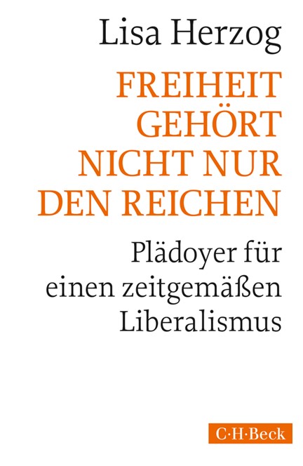 Cover: Lisa Herzog, Freiheit gehört nicht nur den Reichen