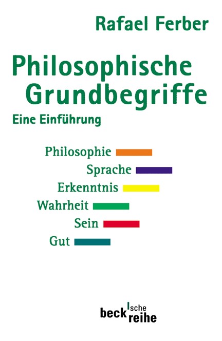 Cover: Rafael Ferber, Philosophische Grundbegriffe 1