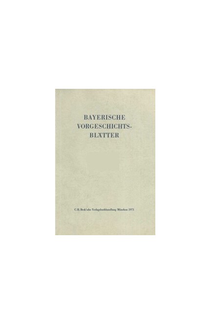 Cover: , Bayerische Vorgeschichtsblätter 2019