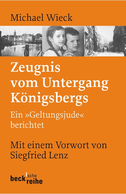 Cover: Michael Wieck, Zeugnis vom Untergang Königsbergs