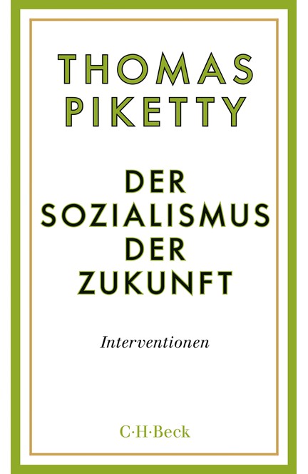 Cover: Thomas Piketty, Der Sozialismus der Zukunft
