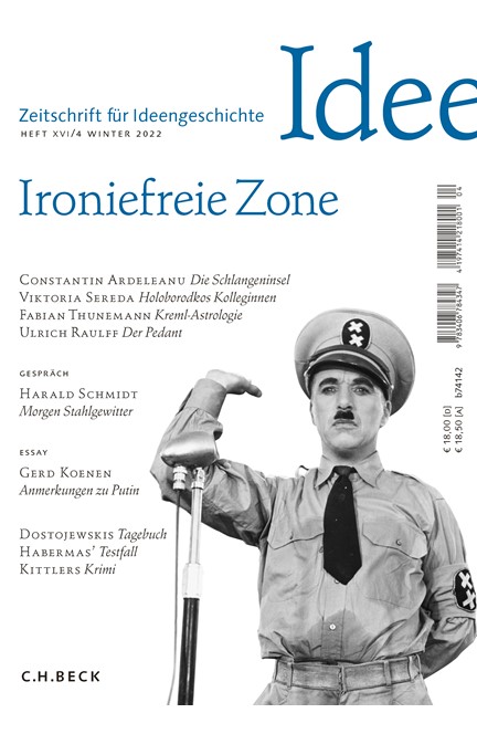 Cover: , Zeitschrift für Ideengeschichte Heft XVI/4 Winter 2022