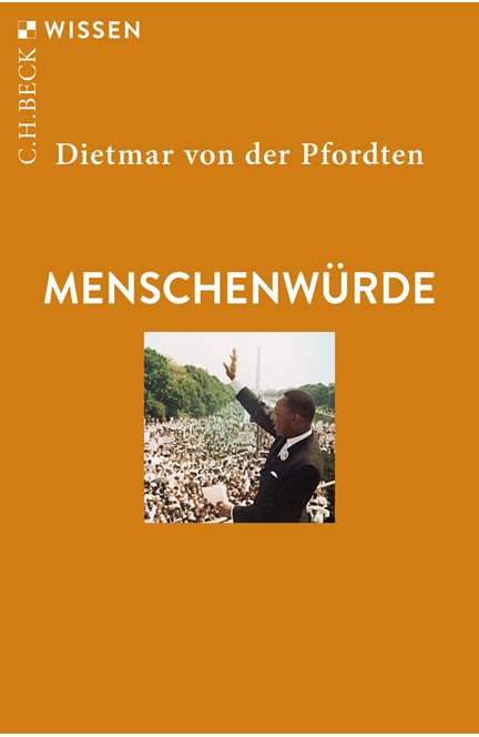 Cover: Dietmar Pfordten, Menschenwürde