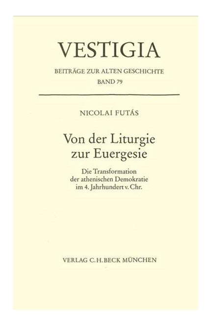 Cover: Nicolai Futás, Von der Liturgie zur Euergesie