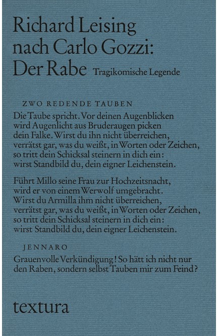 Cover: Carlo Gozzi|Richard Leising, Der Rabe
