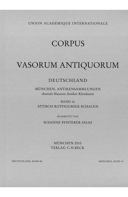 Cover: , Corpus Vasorum Antiquorum Deutschland Bd. 88:  München Band 16