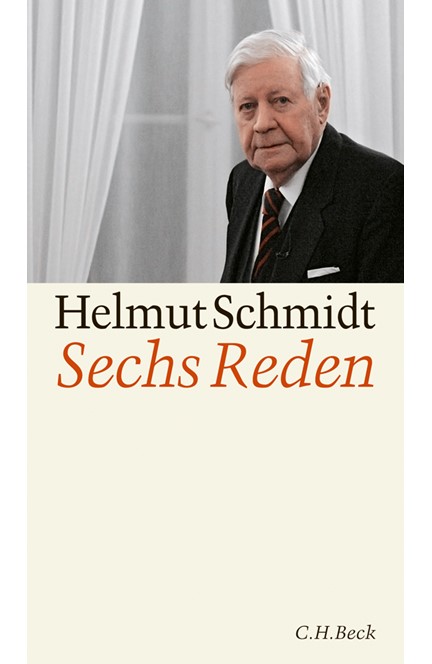 Cover: Hansjörg Küster|Helmut Schmidt, Sechs Reden