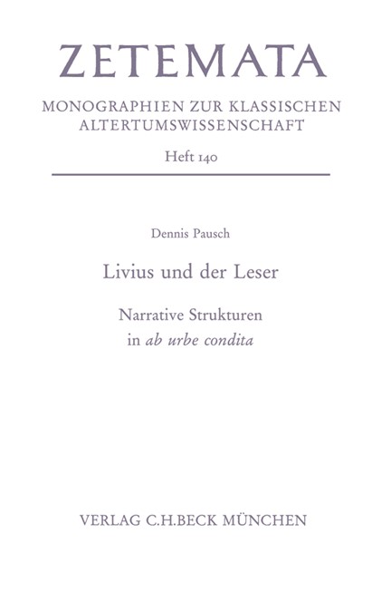 Cover: Dennis Pausch, Livius und der Leser