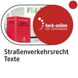 Abbildung von beck-online. Straßenverkehrsrecht Texte | 1. Auflage | | beck-shop.de