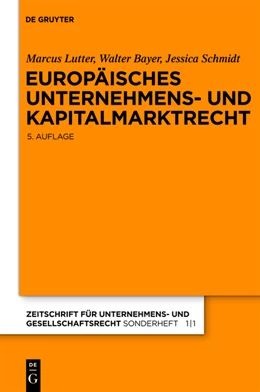Abbildung von Lutter / Bayer | Europäisches Unternehmens- und Kapitalmarktrecht | 5. Auflage | 2011 | beck-shop.de