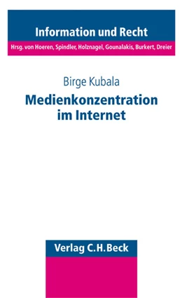 Abbildung von Kubala | Medienkonzentration im Internet | 1. Auflage | 2004 | Band 52 | beck-shop.de