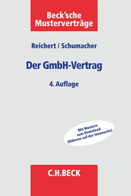 Abbildung von Reichert / Schumacher | Der GmbH-Vertrag | 4. Auflage | 2014 | beck-shop.de