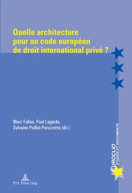 Abbildung von Fallon / Lagarde | Quelle architecture pour un code européen de droit international privé ? | 1. Auflage | 2012 | 62 | beck-shop.de