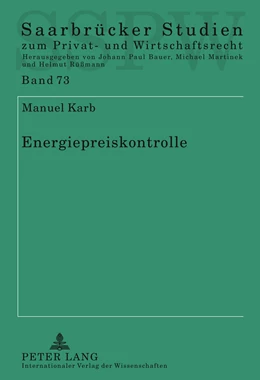 Abbildung von Karb | Energiepreiskontrolle | 1. Auflage | 2011 | 73 | beck-shop.de