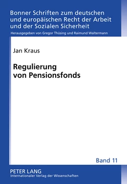 Abbildung von Kraus | Regulierung von Pensionsfonds | 1. Auflage | 2011 | 11 | beck-shop.de