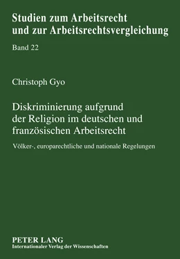 Abbildung von Gyo | Diskriminierung aufgrund der Religion im deutschen und französischen Arbeitsrecht | 1. Auflage | 2011 | 22 | beck-shop.de