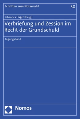 Abbildung von Hager | Verbriefung und Zession im Recht der Grundschuld | 1. Auflage | 2012 | 30 | beck-shop.de
